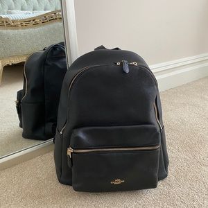 Coach Leather Backpack